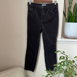 High rise skinny corduroy